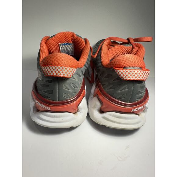 Hoka One One Vanquish 2 Women’s 7 Gray Red Running Shoes Max Cushion Neutral - Picture 3 of 8